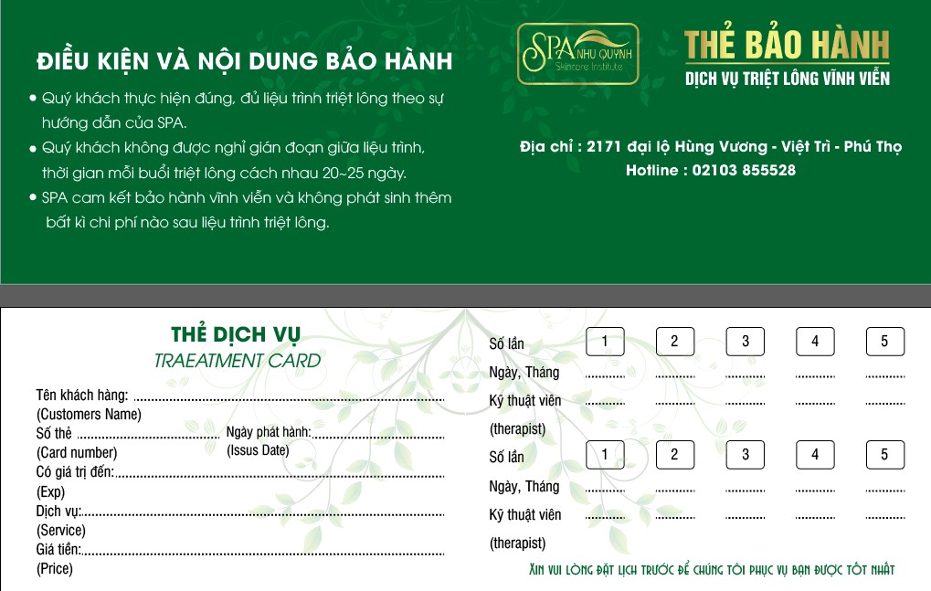 Lưu ý khi in ấn phiếu bảo hành chuyên nghiệp